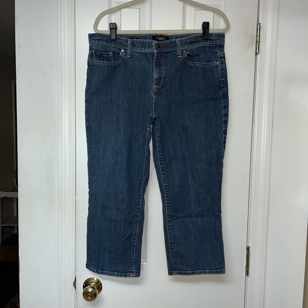 Talbots Straight Leg Crop Jeans